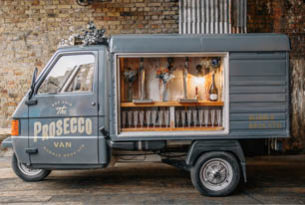 Grey Prosecco Van