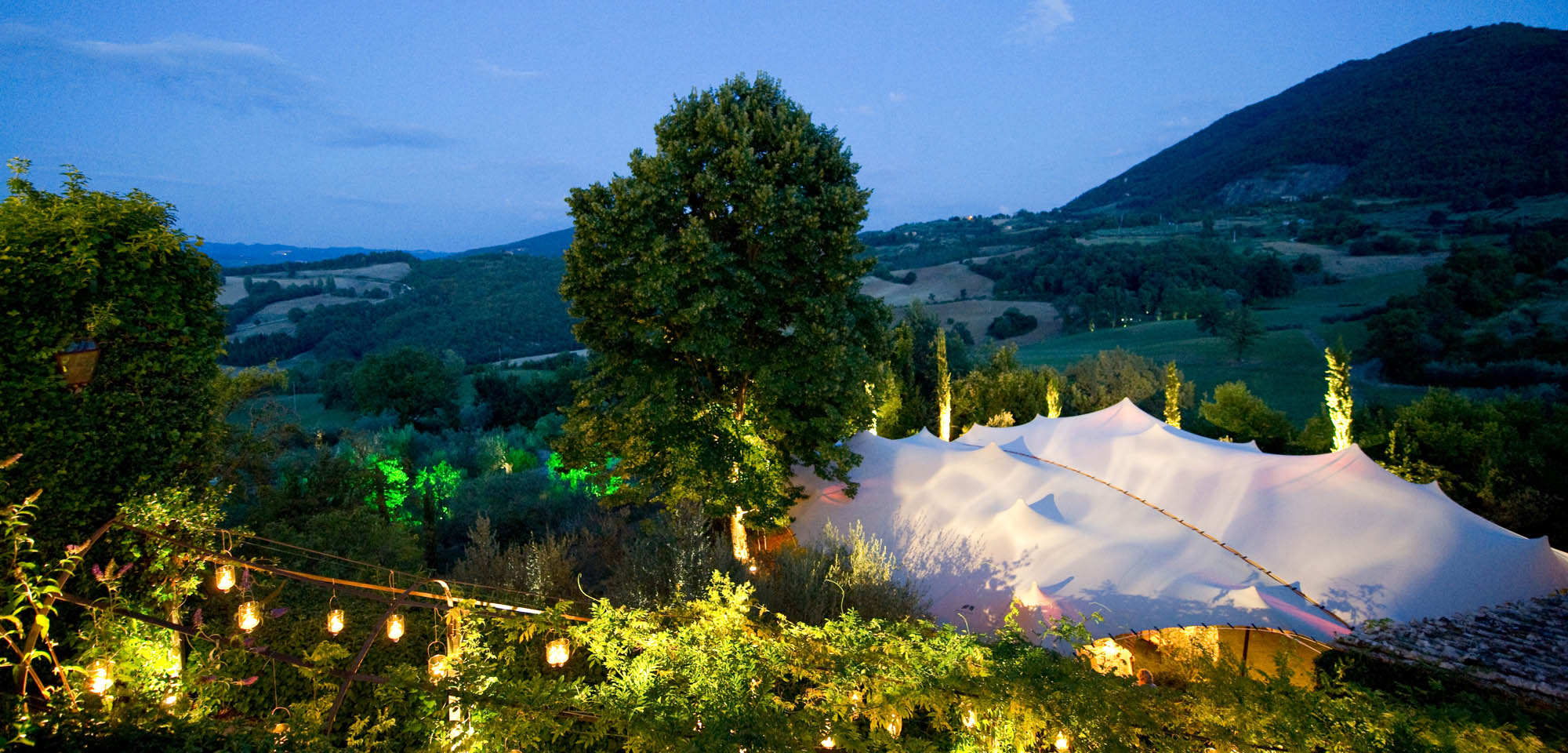 Beige Stretch Tent Tuscany